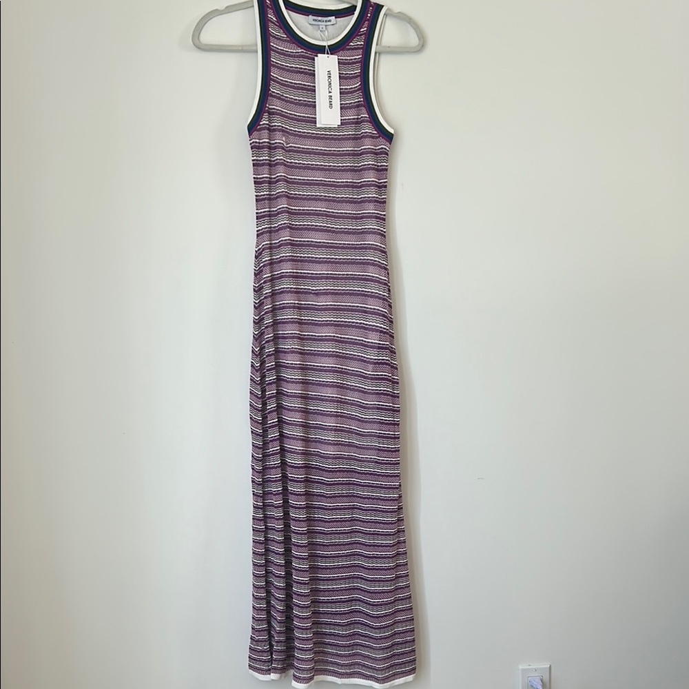 Veronica Beard Stripe Maxi Dress